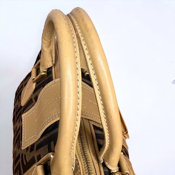 Vintage Fendi Zucca Doctor Bag Large Authentic - Picture 8 of 17